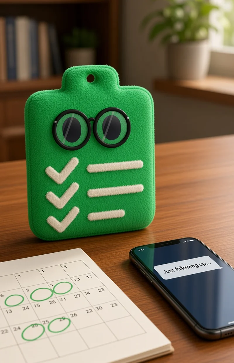 Follow-Up with a calendar and phone