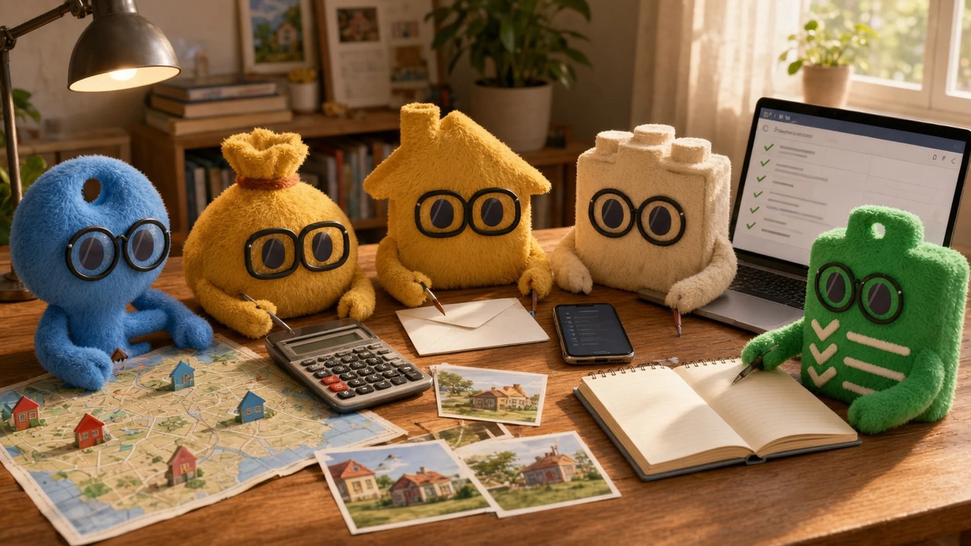 The crew at the acquisitions desk